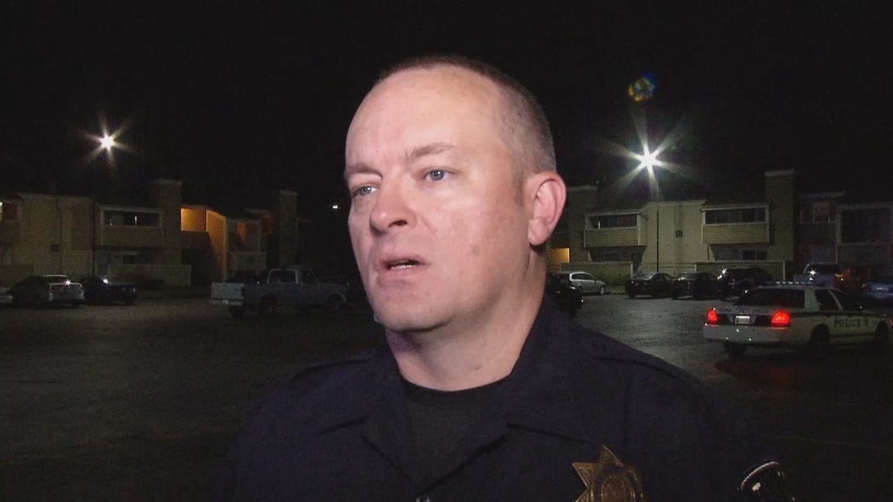 WEB EXTRA: Tulsa Police Cpl. Erik Spradlin Talks About Home Invasion Shooting