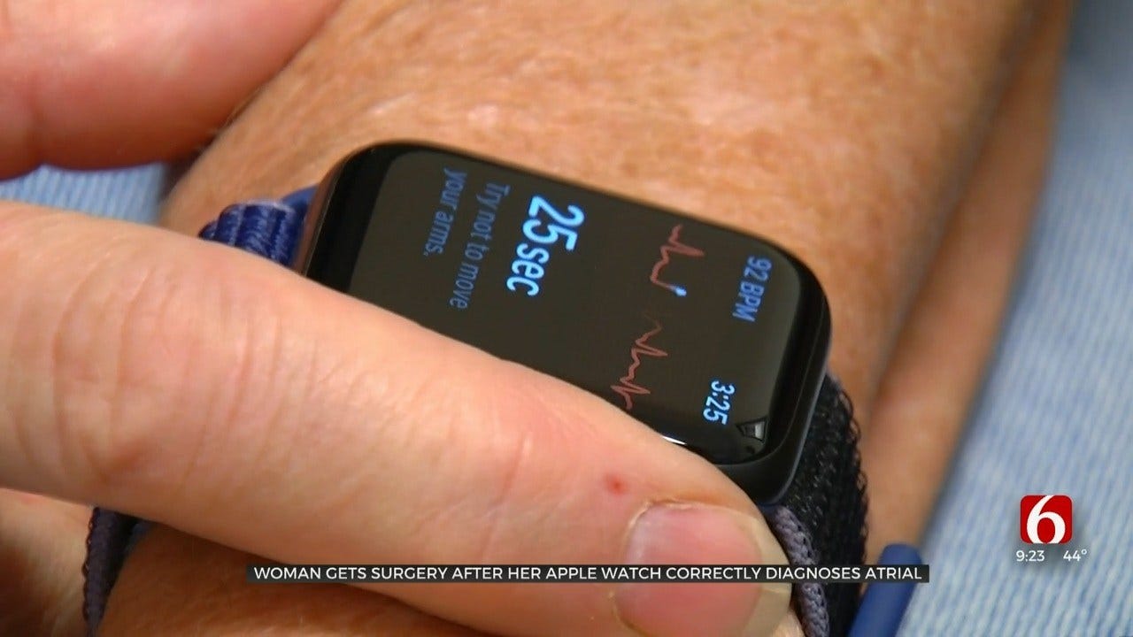 Oklahoma Woman's Apple Watch Predicted Irregular Heartbeat