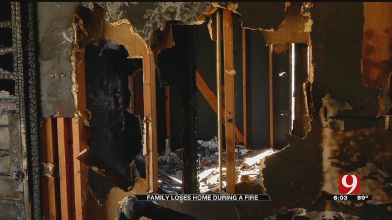 Family Loses Home, Belongings In NE OKC Fire