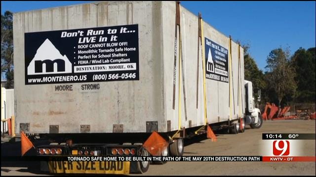 Concrete 'Safe Suite' Headed To Home In Moore