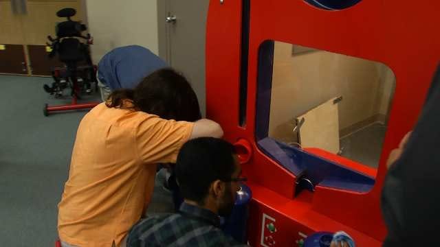 WEB EXTRA: Video Of TU Engineering Students Putting The 'Space Invader' Together