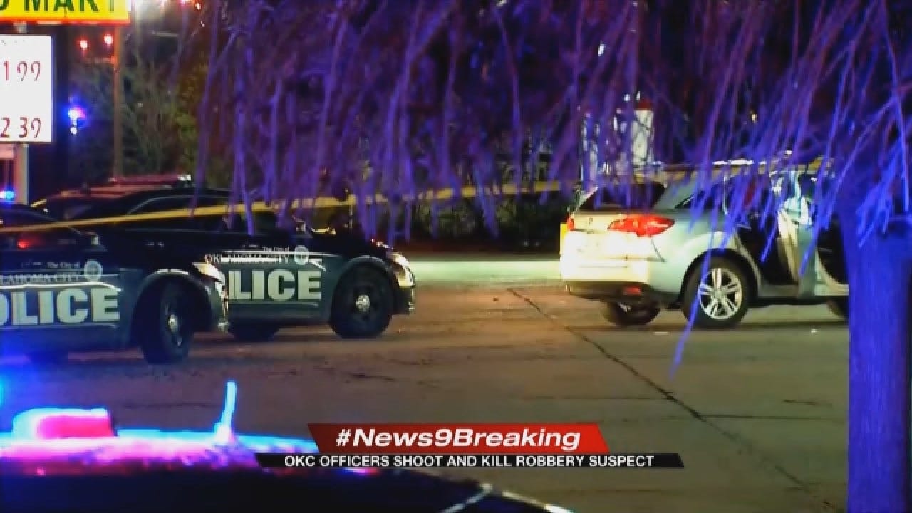 OKC Armed Robbery Suspect Shot, Killed In Officer-Involved Shooting