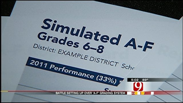 Gov. Fallin, House of Rep. At Odds Over A-F School Grading System