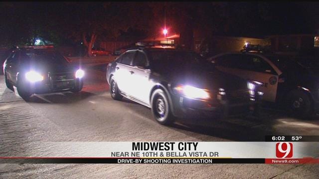Police Investigate Midwest City Drive-By Shooting
