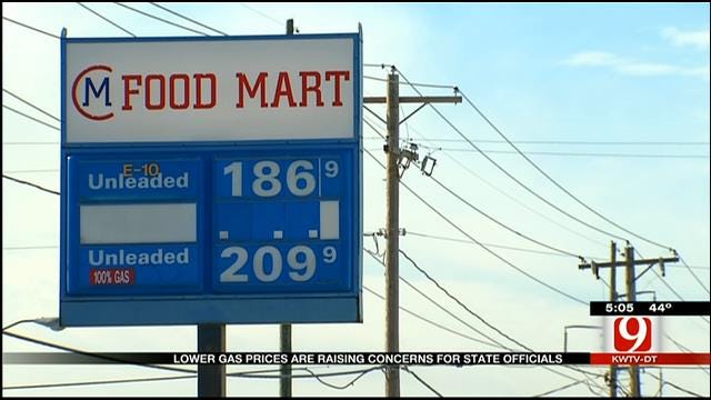 Lower Gas Prices Raise Concerns For State Officials