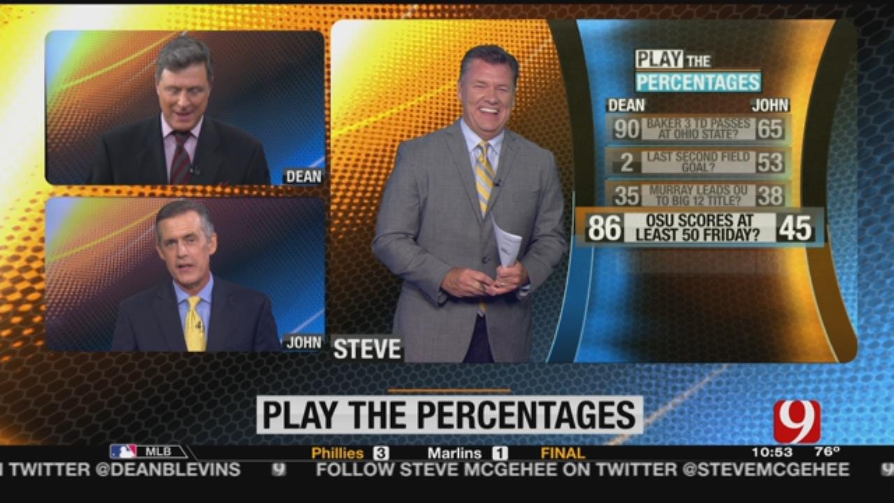 Play The Percentages With Dean And John