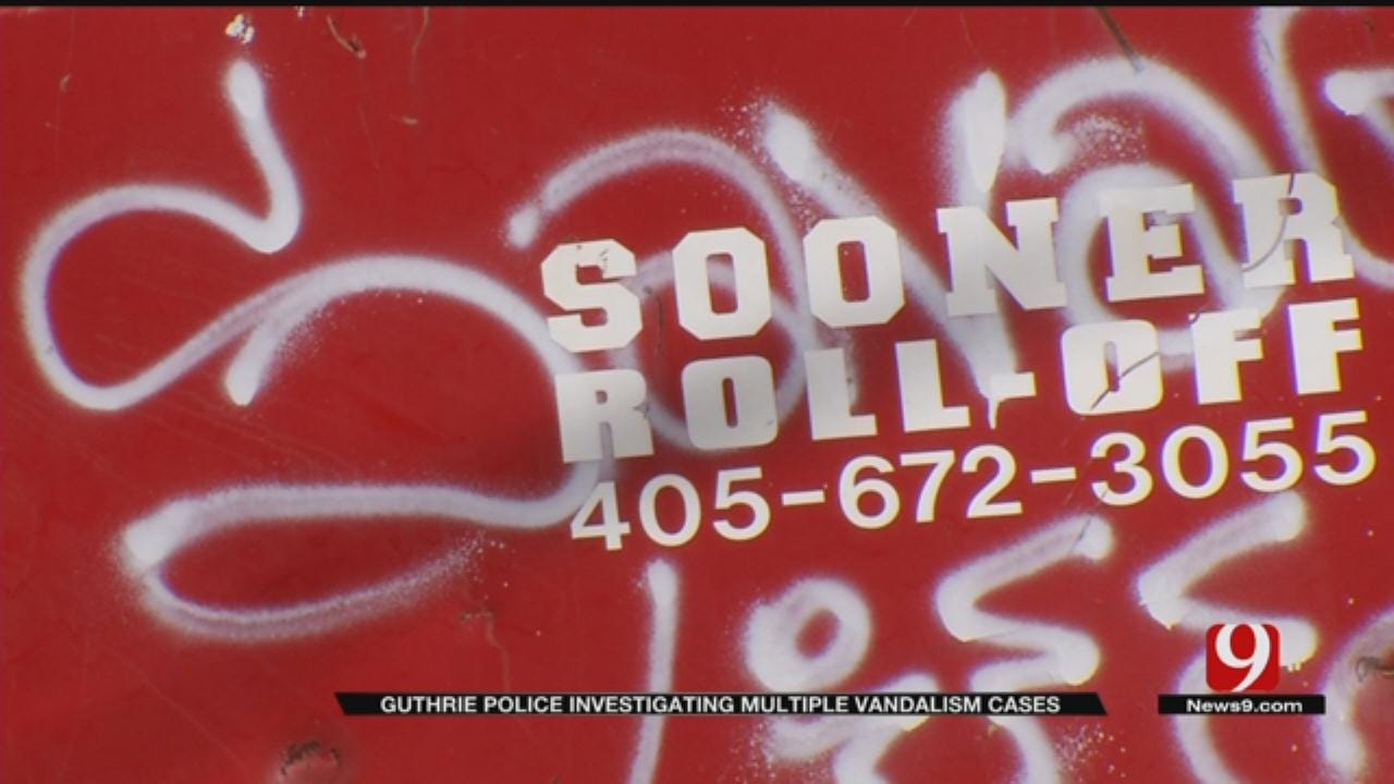 Guthrie Police Investigating String Of NYE Vandalism