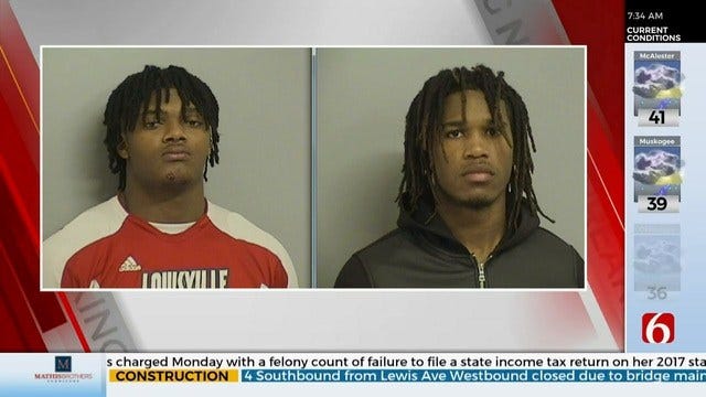 Tulsa Police: 2 University of Tulsa Football Players Arrested