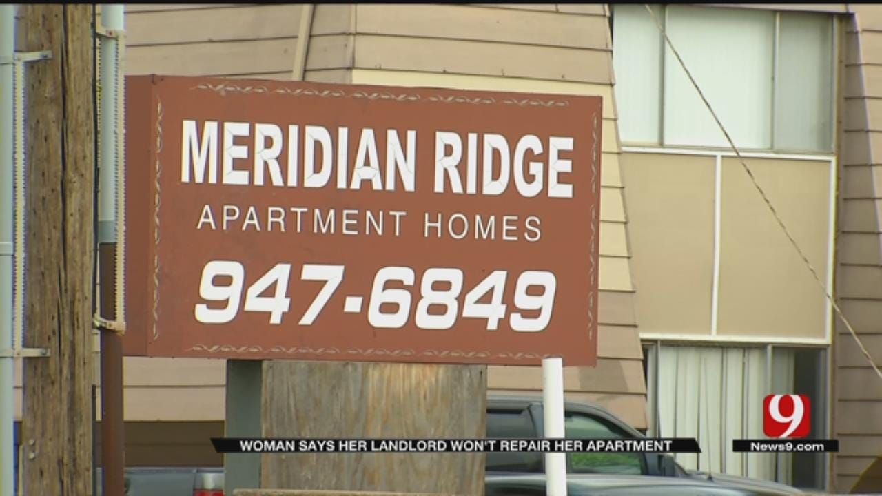 Disabled OKC Mother Says Landlord Will Not Repair Her Apartment