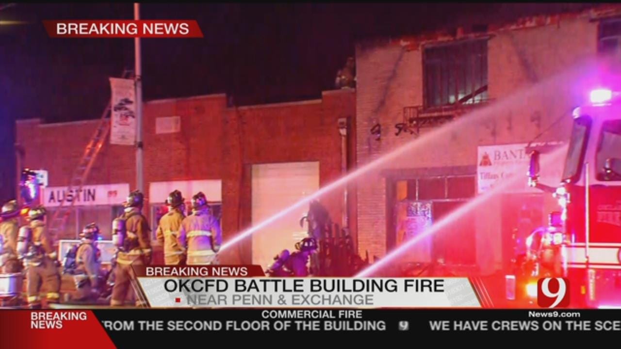 Firefighters Battle Commercial Fire In SW OKC