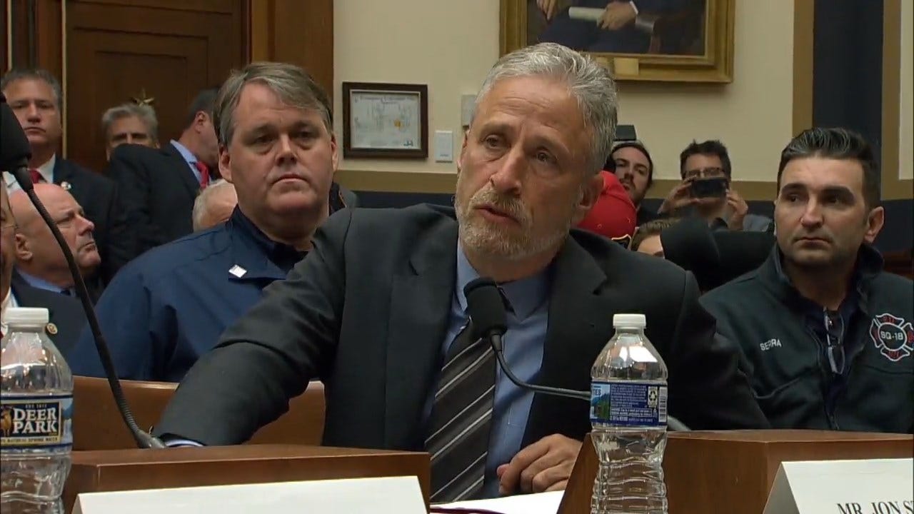 Jon Stewart Lashes Out At Hearing On 9/11 Responders Bill