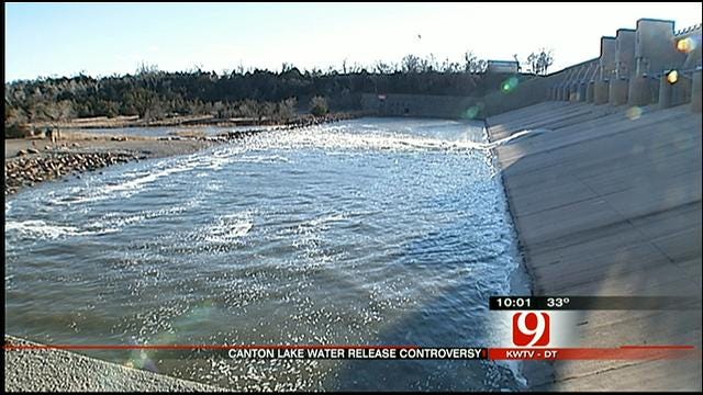 Canton Community Upset With Decision To Release Water To OKC