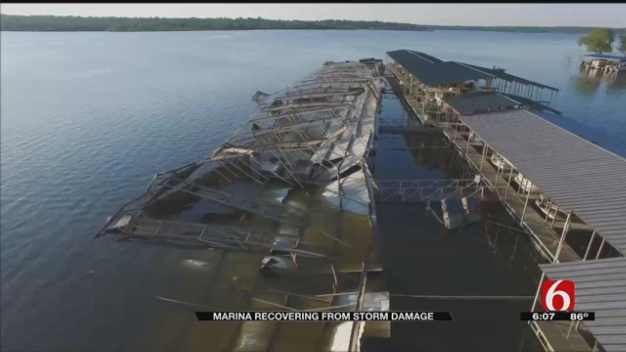 Fort Gibson Marina Damaged In May By High Winds Taking Extra Precautions