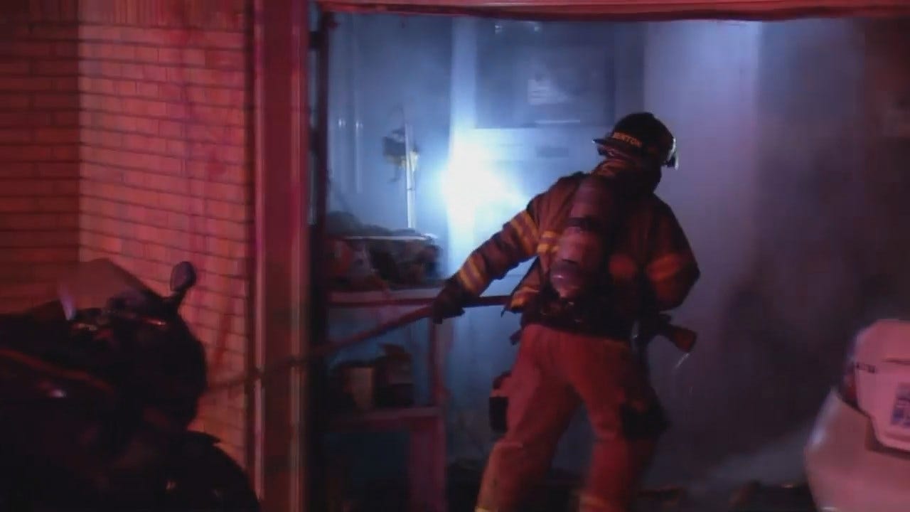 Video From Scene Of Tulsa House Fire