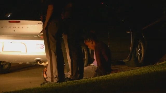 WEB EXTRA: Woman Arrested By OHP After Short Tulsa Pursuit