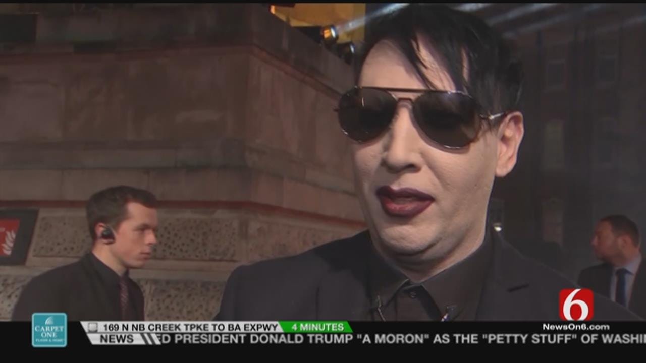 Marilyn Manson Breaks Leg During Concert, Reschedules Tulsa Show