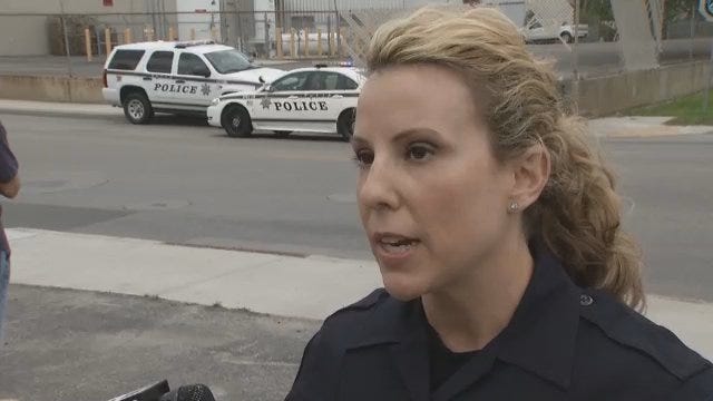 WEB EXTRA: Officer Jillian Robertson Explains Standoff Situation