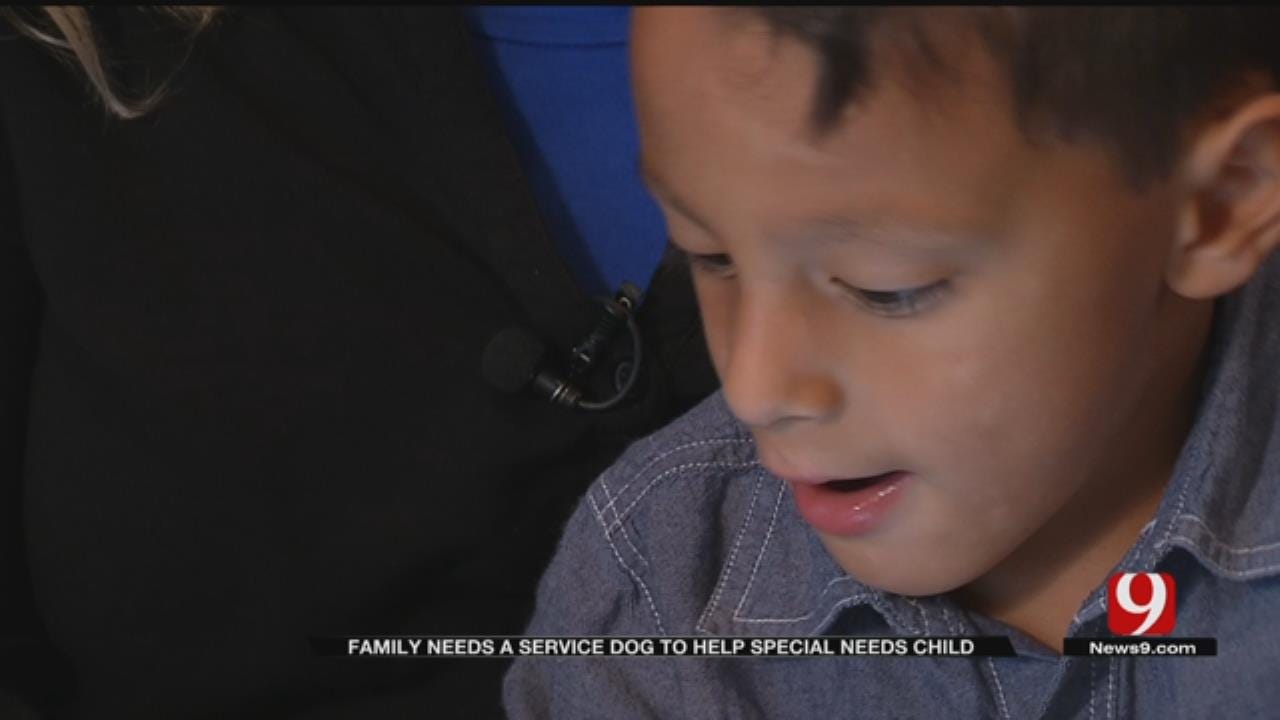 OKC Family Fundraising To Help Child In Need Of Service Dog
