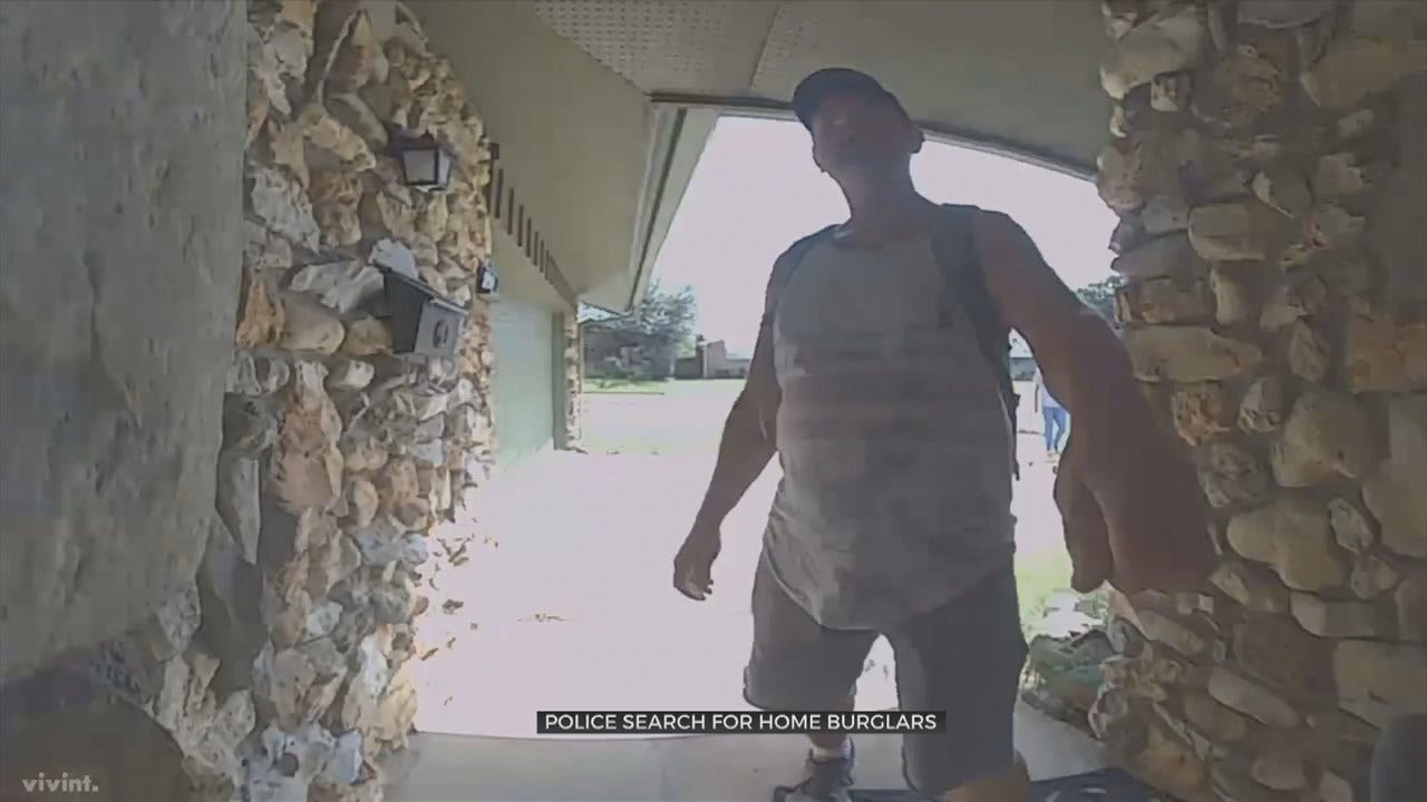 Tulsa Police Search For 2 Persons Of Interest Possibly Related To Burglary