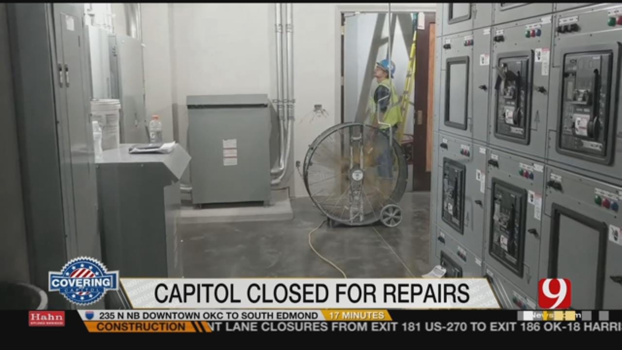 Construction Shuts Down State Capitol During Special Session