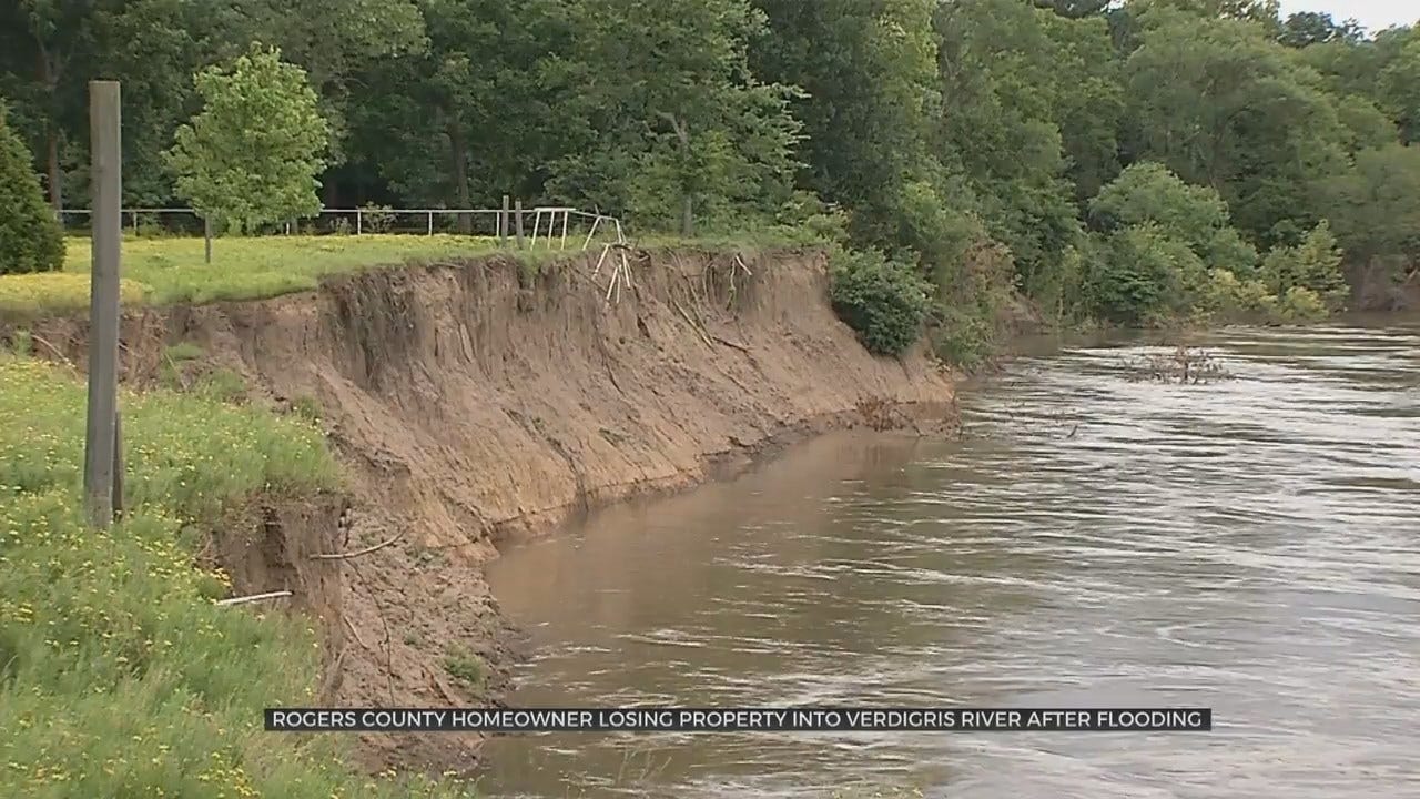 Verdirgis River Flooding Causing Erosion For Residents