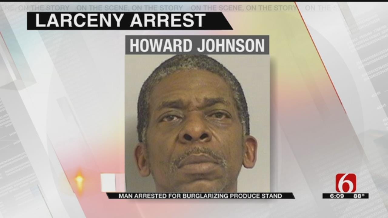 Police: Tulsa Man Arrested For Stealing From Local Produce Stand