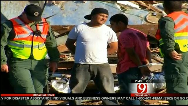 Two Arrested, Accused Of Looting In Tornado-Ravaged Moore Neighborhood