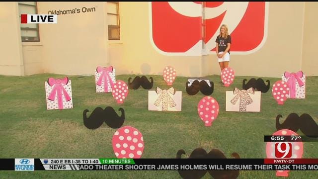 'Signs To Celebrate' Decorates News 9 Yard For Lacey's Birthday