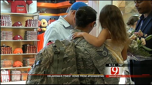 Thirteen Oklahoma Airmen Return Home Wednesday