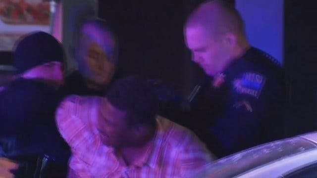 WEB EXTRA: Tulsa Police Make Arrest After Chase