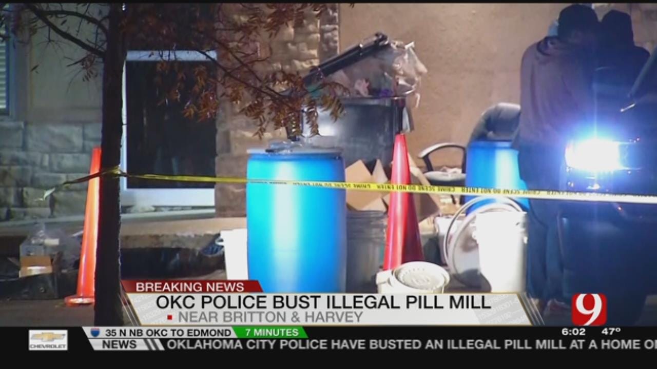 OKC Police Bust Illegal Pill Mill In NW OKC