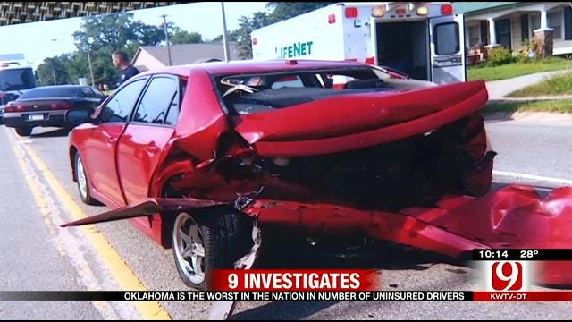 9 Investigates: Law To Reduce Uninsured Driving In Oklahoma Stuck In First Gear