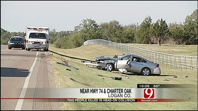 Two Oklahomans Killed In Head-On Collision, Toddler Survives