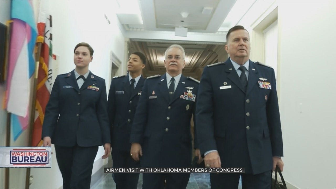 Oklahoma Airmen Visit Members Of Congress