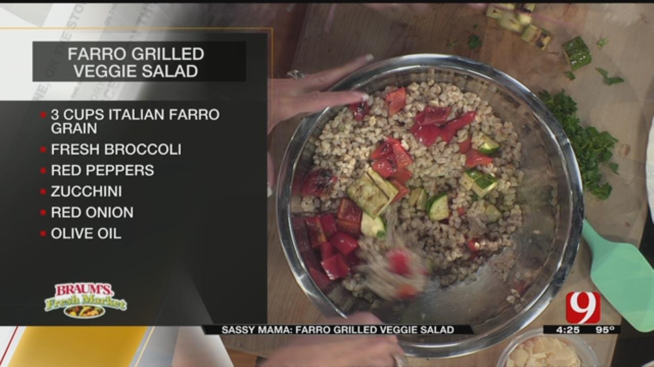 Farro Grilled Veggie Salad