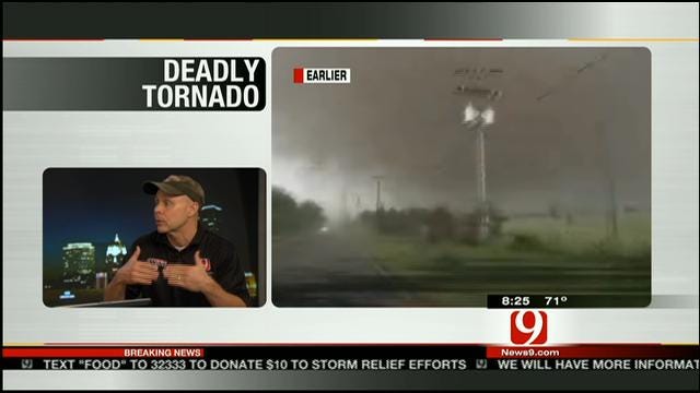 News9 Storm Chaser Val Castor Chases Massive Tornado In Moore
