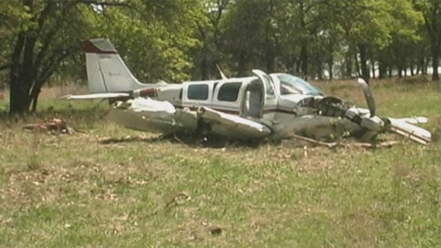 WEB EXTRA: Video From Scene Of Nowata Plane Crash