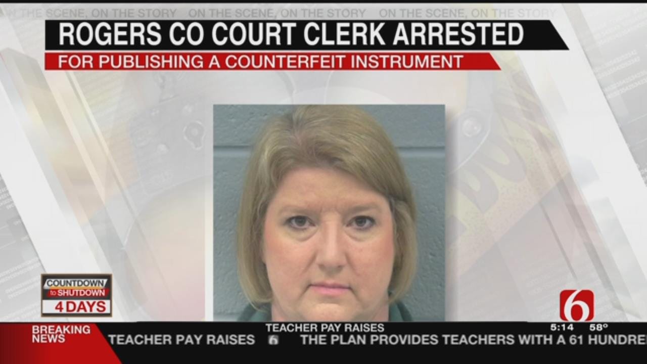 Rogers County Court Clerk Facing Counterfeiting Charge