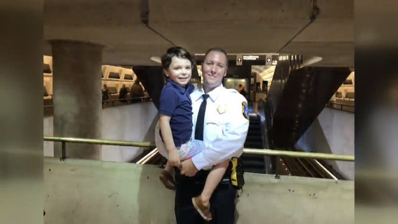 'Restored My Faith': Mom, Son With Autism Reunite With Officer Who Helped Calm The Boy On A Train