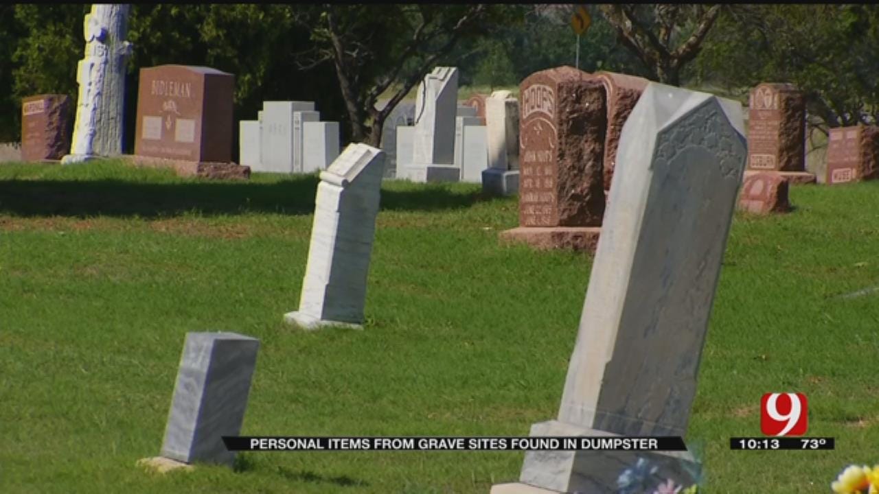 Community Members Upset About Items Taken From Cemetery