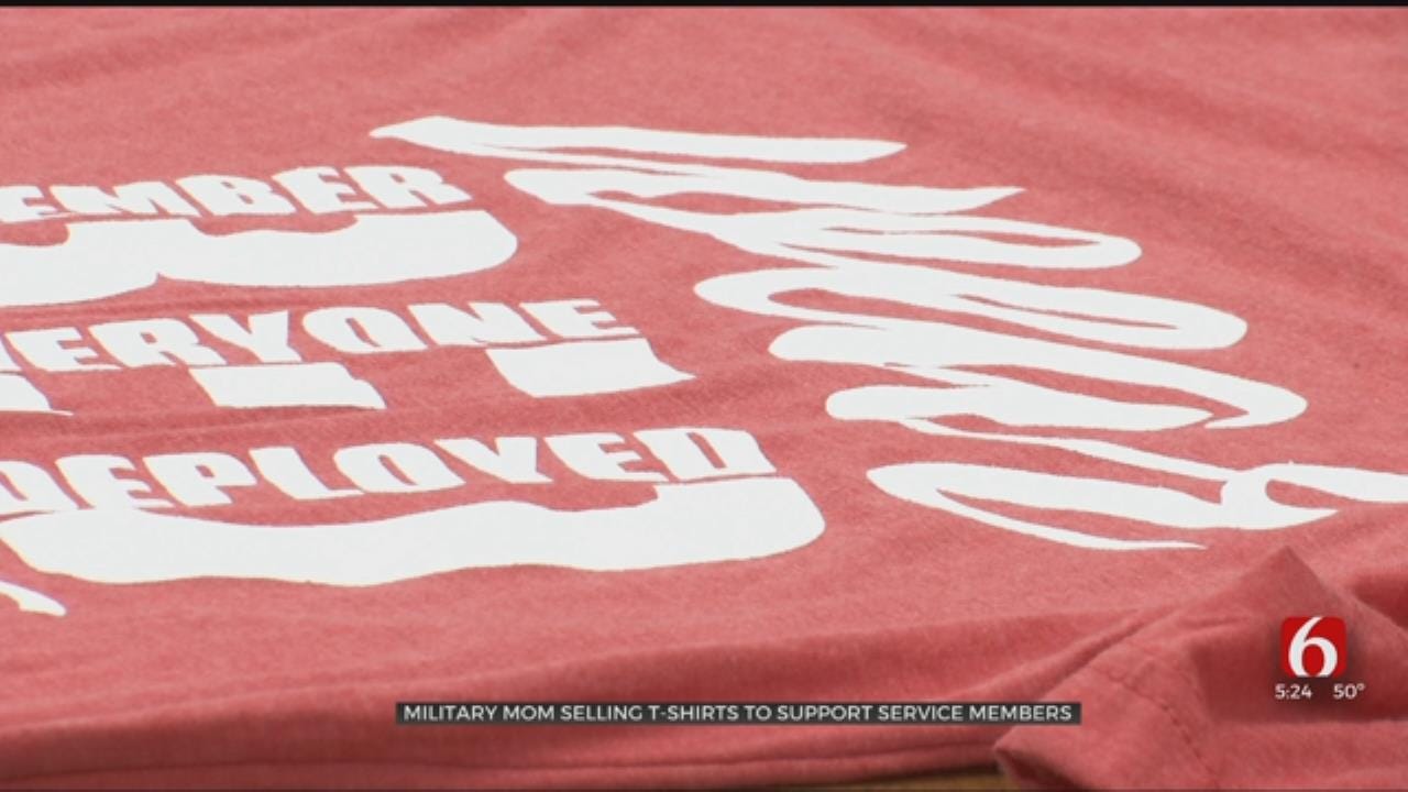 Oklahoma Military Mom Designs Shirts To Support The Troops