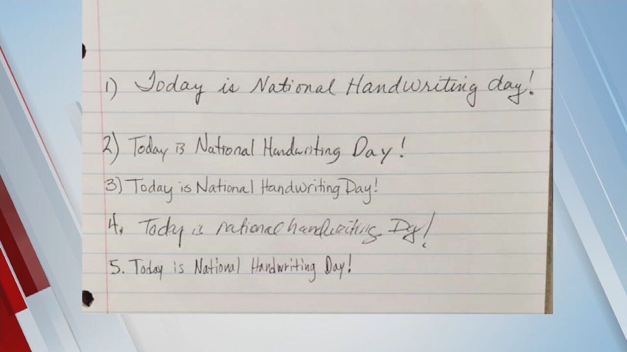 WATCH: 6 In The Morning Team Celebrates National Handwriting Day