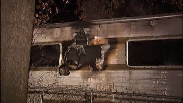 WEB EXTRA: Video From Scene Of West Tulsa RV Fire