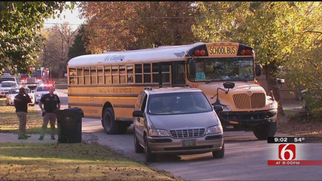 Students Treated After Sapulpa School Bus Fills With Smoke