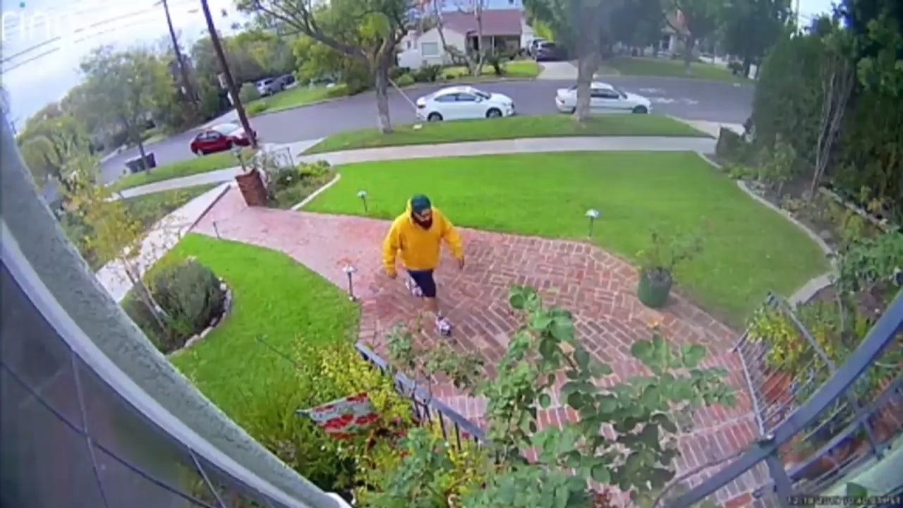 WATCH: Camera Captures Thief Stealing $10,000 From Woman In Grandparent Scam