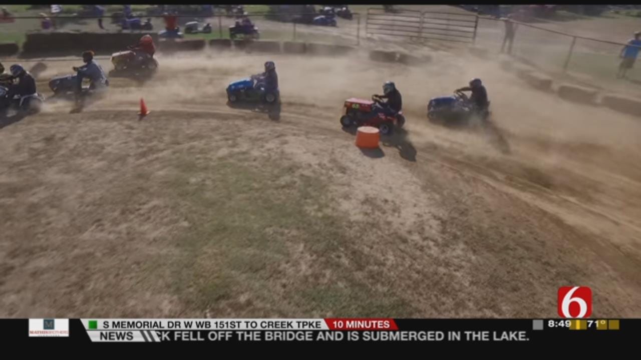 Lawn Mower Racing At Claremore's Will Rogers Downs