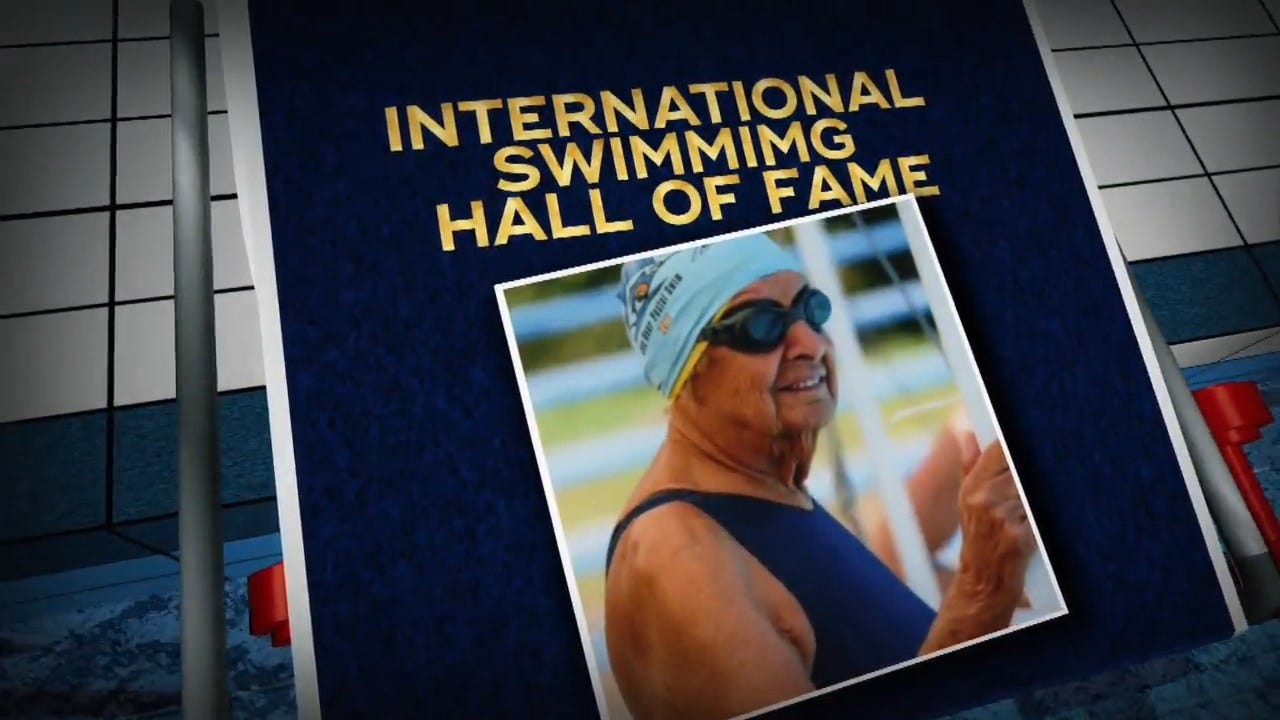 97-Year-Old Swimmer 'Mighty Mo' Refuses To Slow Down