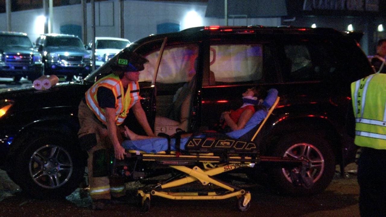 WEB EXTRA: Tulsa Wreck Injures Three Women