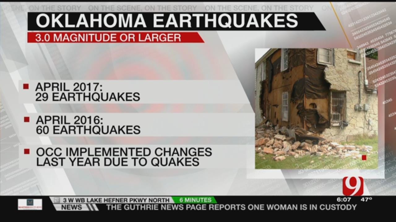 Oklahoma Shook Much Less Last Month Compared To 2016