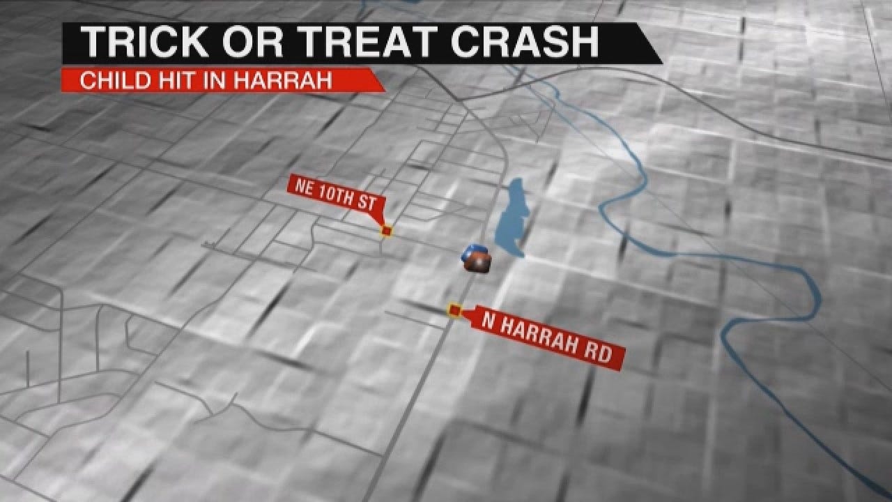 Vehicle Hits Child Trick Or Treating In Harrah